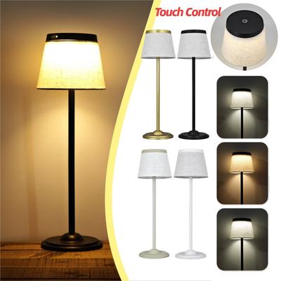LED Table Lamps For Room Rechargeable Wireless Desk Lamp Study Office Light 3 Colors Touch Lamp Bedside Table For Bedroom Bar