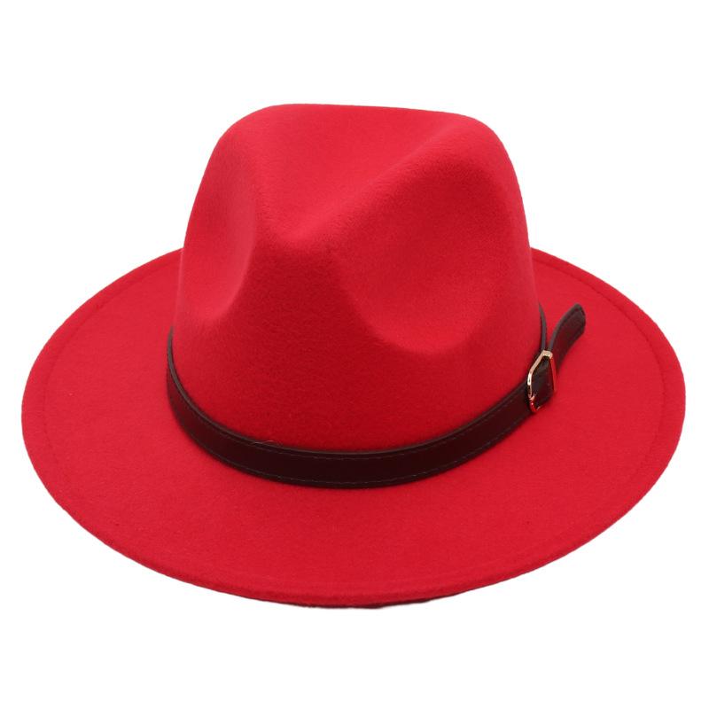 

Детская Цилиндрическая Пряжка для Ремня Модный Фетровый Шляпа для Подиума Шерстяная Шляпа для Родителей и Детей для Улицы Джазовая Шляпа Мужчины и Женщины Kids one size (54cm)