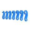 7 Piece Fuel Line Disconnect Tool Set, 7 Sizes ABS Blue Angled Removal Tool for Vehicles, with Easy Grip End for Join