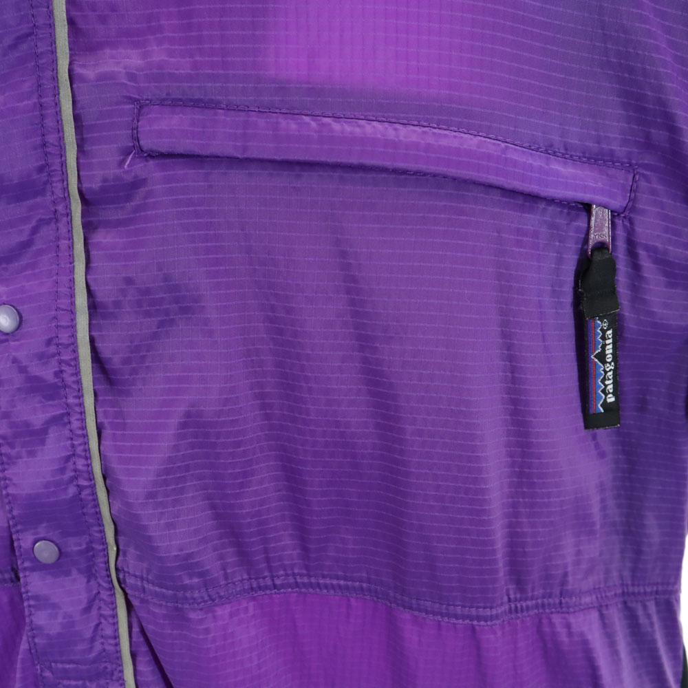 patagonia Outdoors Half zip Nylon jacket M purple pullover Men's Used