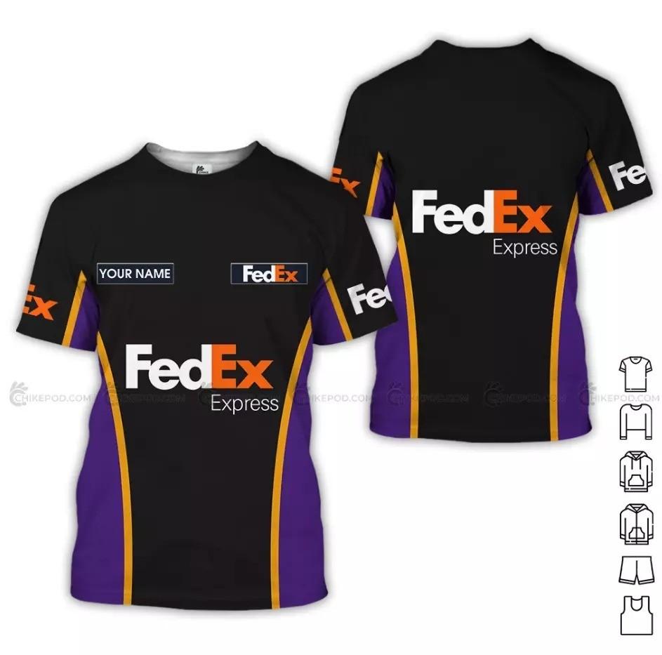 Personalized Name Fedex 3D All Over Printed T shirt Size S-5XL S
