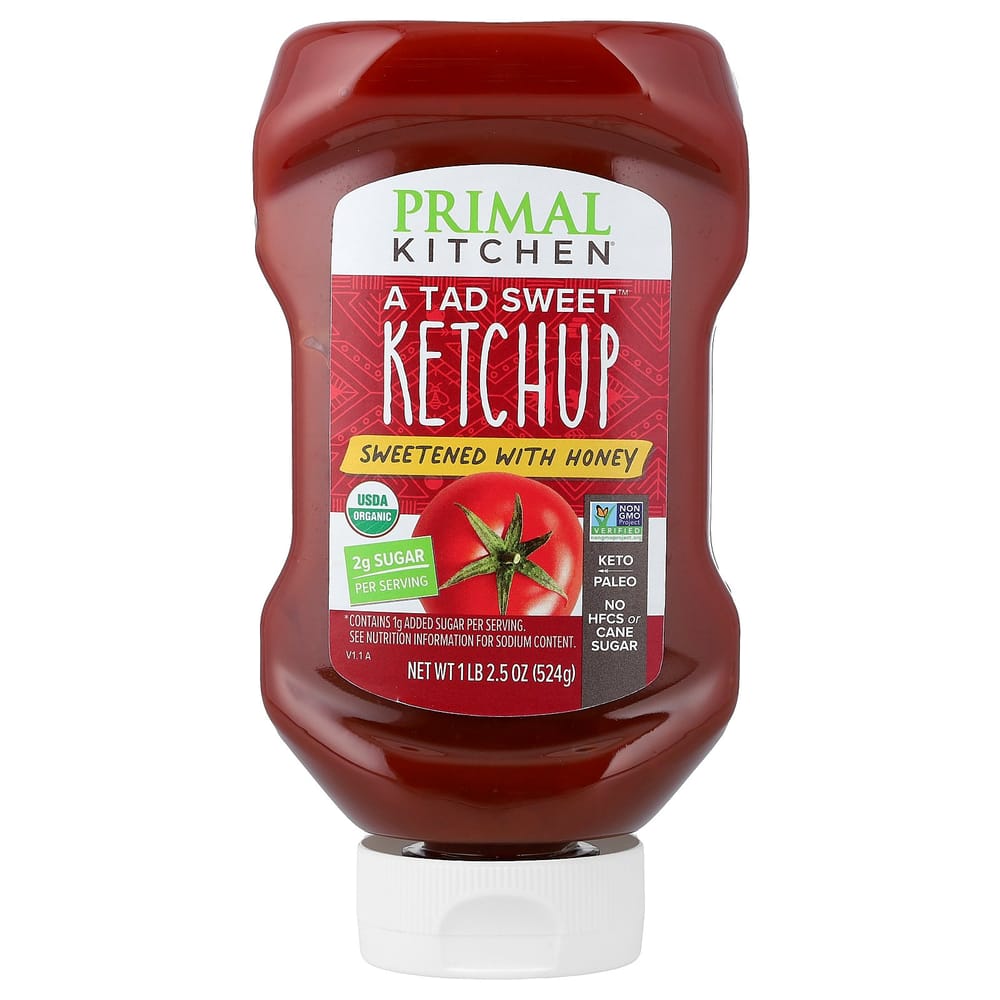 Primal Kitchen A Tad Sweet Ketchup Sweetened with Honey 524g