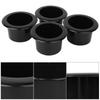 4Pcs ABS Plastic Cup Holder Black Cup Holder Stand Chair Accessories  Boat Table