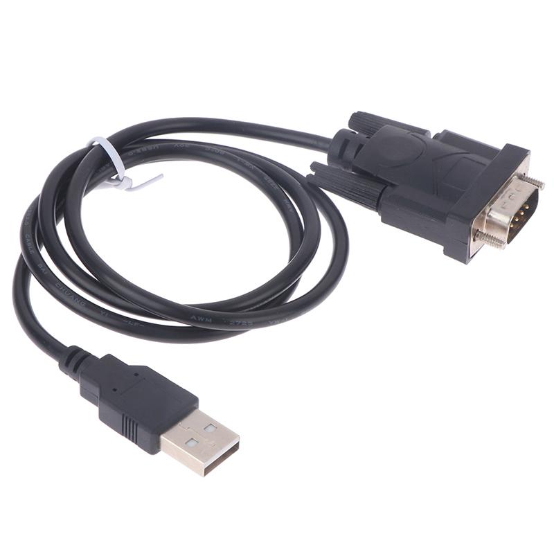 1Pc Usb Rs232 To Db 9-Pin Male Cable Adapter Converter Supports Win7-10 System