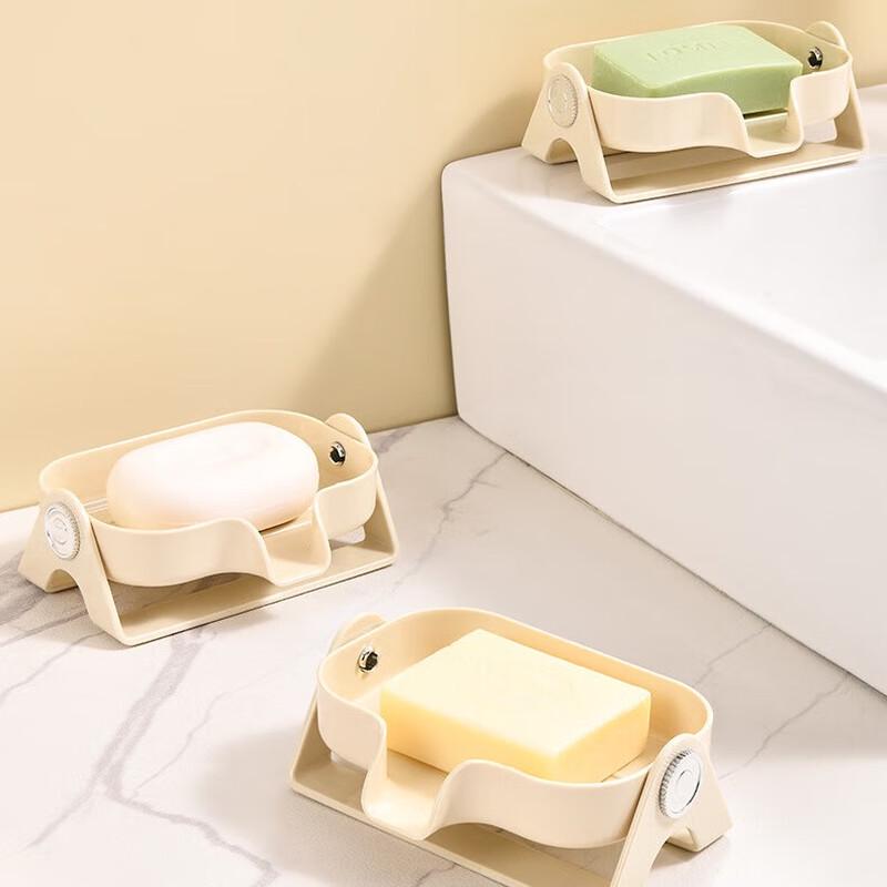 Креативная вращающаяся мыльница с дренажем