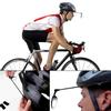 ABS Universal Adjustable Bike Bicycle Cycling Riding Mirror Helmet Rearview Rear View Glasses