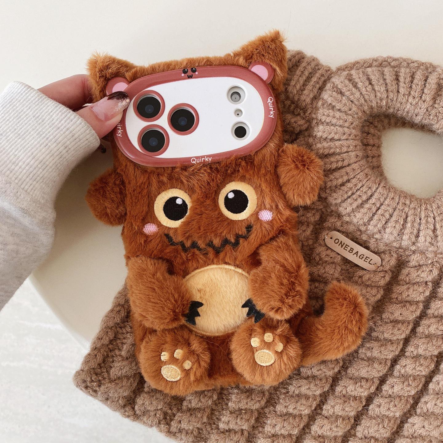 

Защитный чехол Velvet Paw Little Monster для iPhone 12/13/14/15/16 Pro Max 11 Pro Max