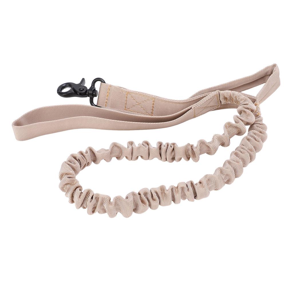 Heavy Duty Bungee Dog Leash Elastic s Rope with 2 Padded Control Handles for Military Dog Training Night Walking