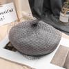 French Style Painter Hat Net Beanie Cap Vintage Mesh Wool Beret  Girl