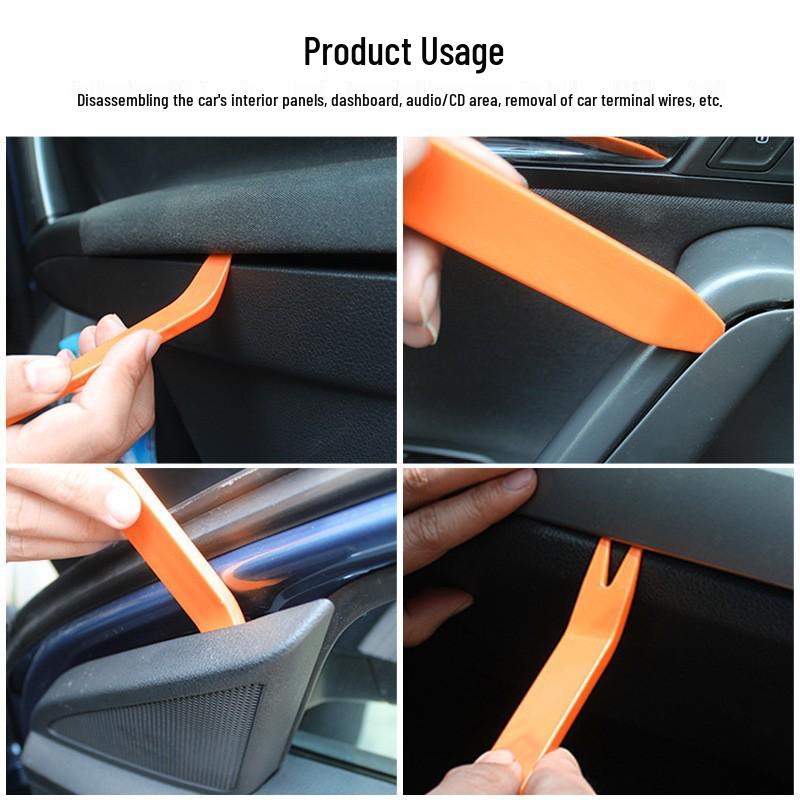 Car Audio & Interior Panel Pry Tool - High Hardness Plastic, Thickened for Disassembly