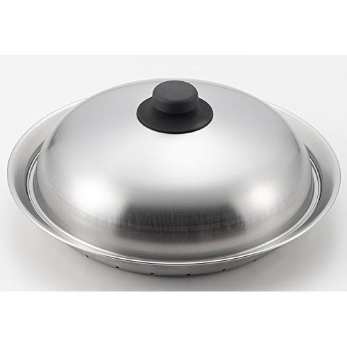 Yoshikawa Steamer Plate for Frying Pans, Compatible with 24-26cm Frying Pans, Made in Japan, Stainless Steel, Easy Steaming by Placing it on a Frying