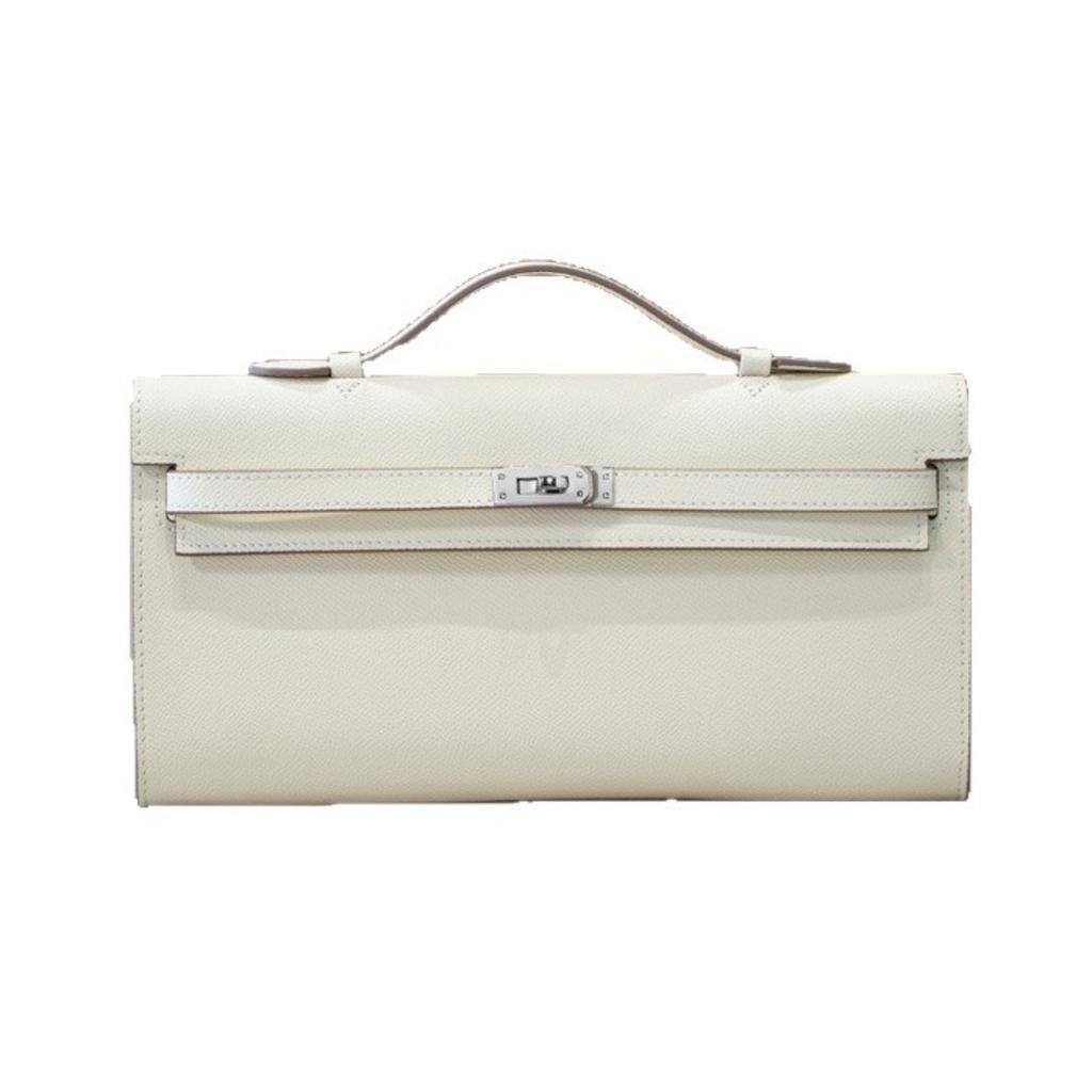 Years New Leather Palm Pattern Crocodile Pattern Cut Clutch Bag Long Armpit Handbag Cross-border