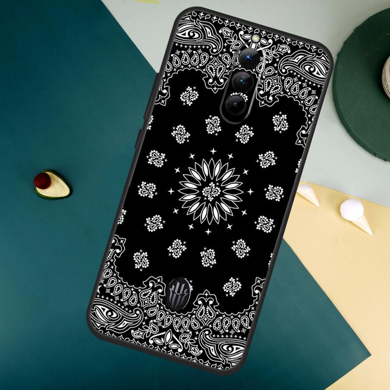 Royal Bandana Paisley For ZTE Nubia Red Magic 10S 8 9 8S 9S Pro Plus 10 Air 6S 7S 7 Pro Red Magic 11 Pro Plus Case