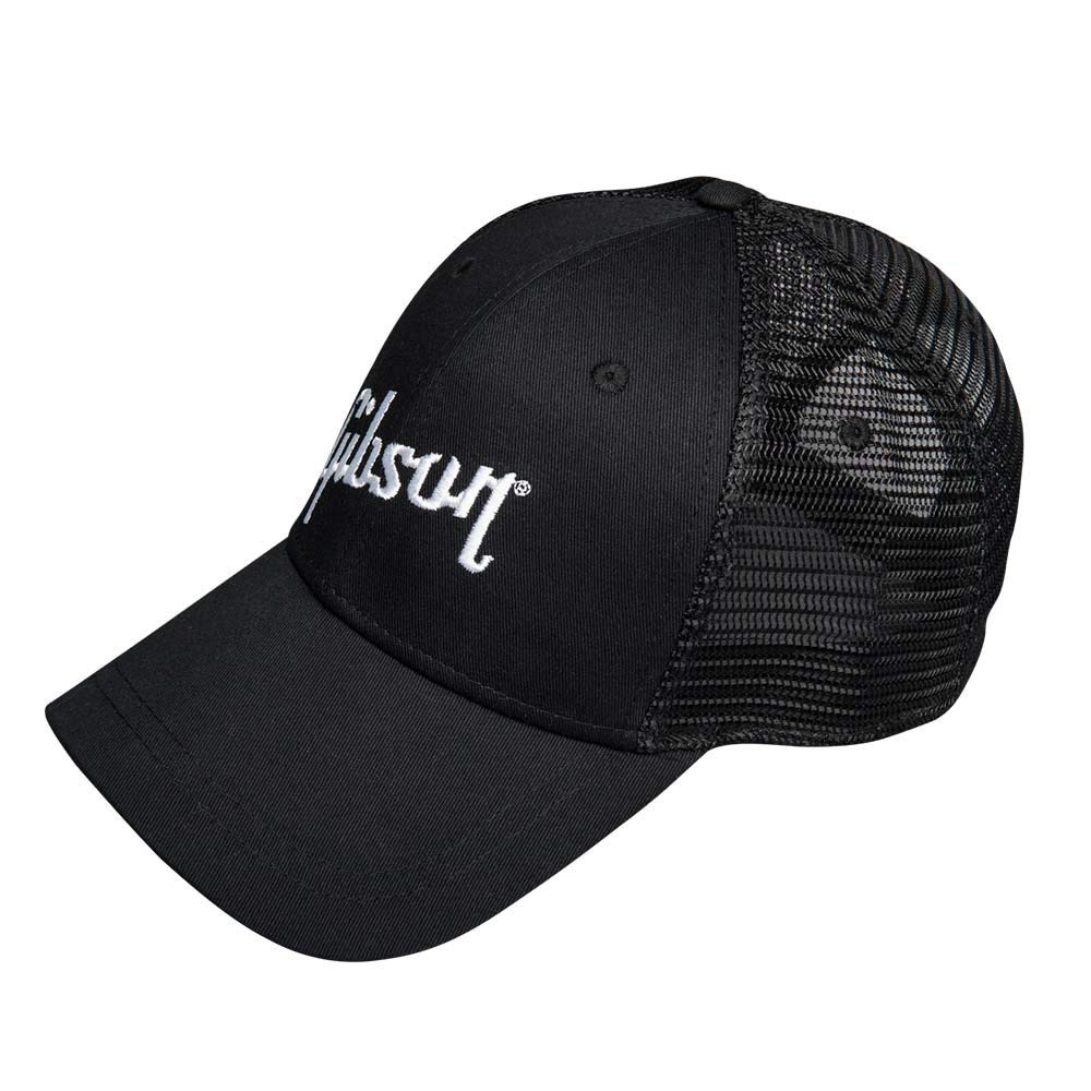 Gibson GA-BKMC Black Trucker Snapback Cap