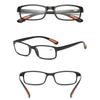 Retro Elderly Reading Glasses Elastic Black TR90 Eyewear Office Unisex Presbyopic Glasses  Gift