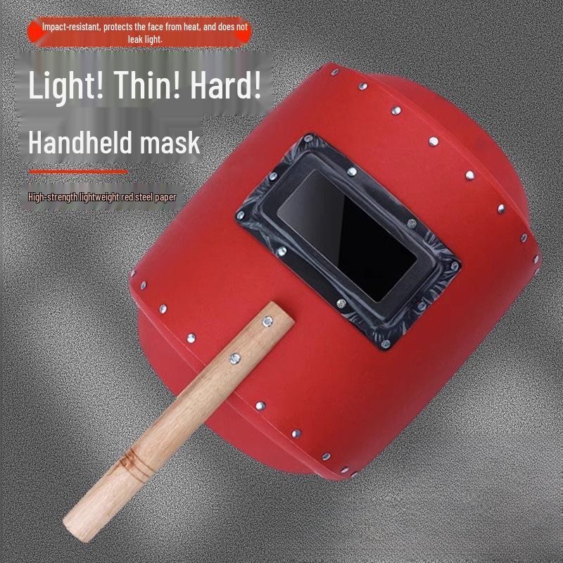 

Предложение для новичков: Красная ручная утолщенная сварочная маска для аргонодуговой сварки