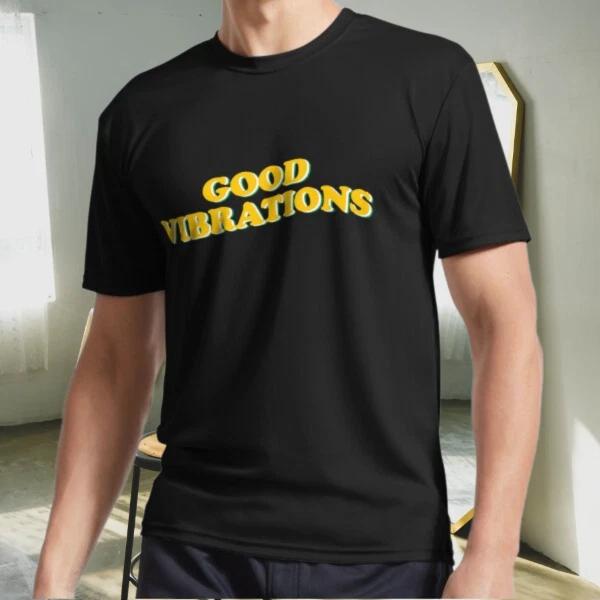 New Shirt The Beach Boys Good Vibrations Active Logo T-Shirt Funny Size S to 5XL XL