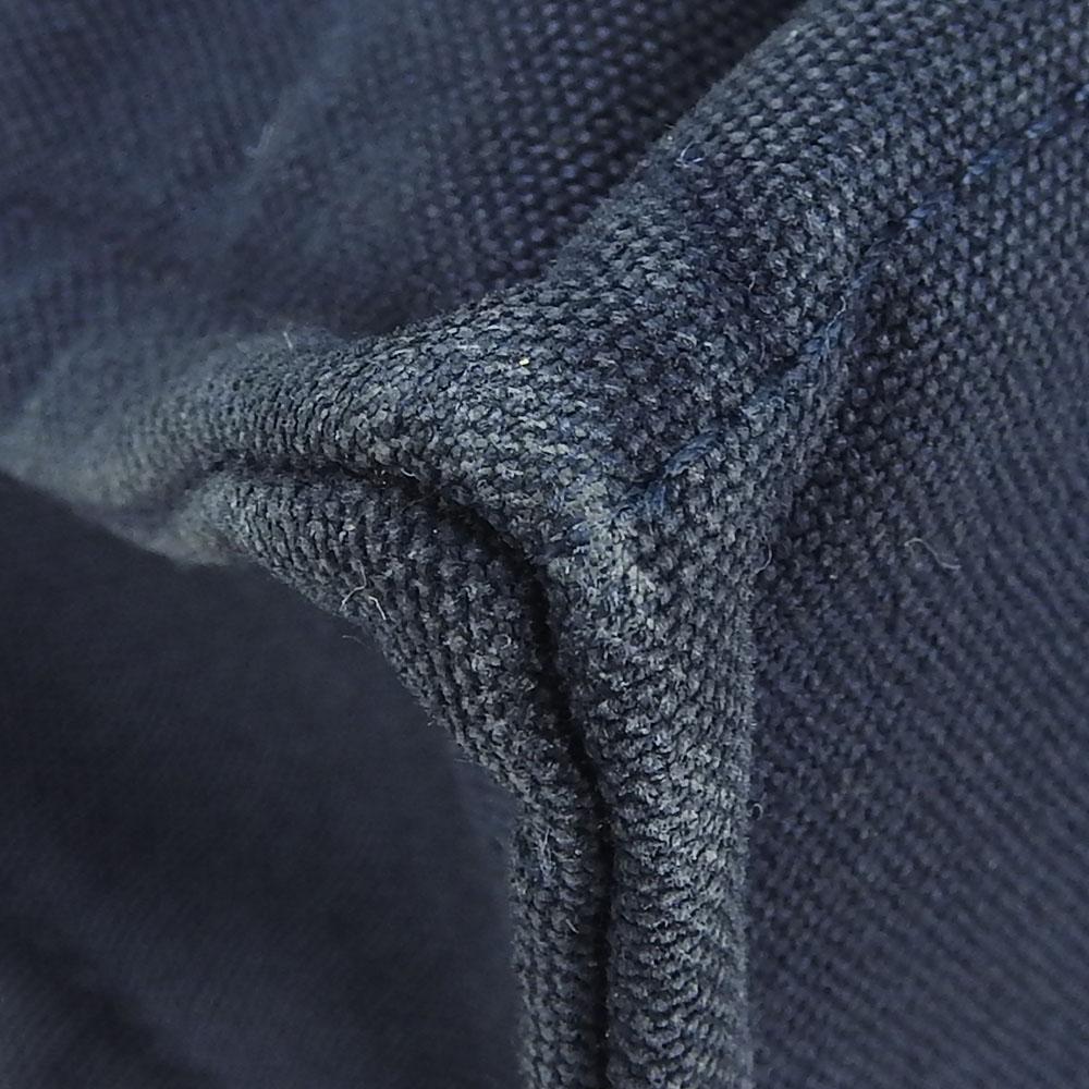 Used HERMES Tote Bag Fool ToePM Canvas Navy Navy Casual