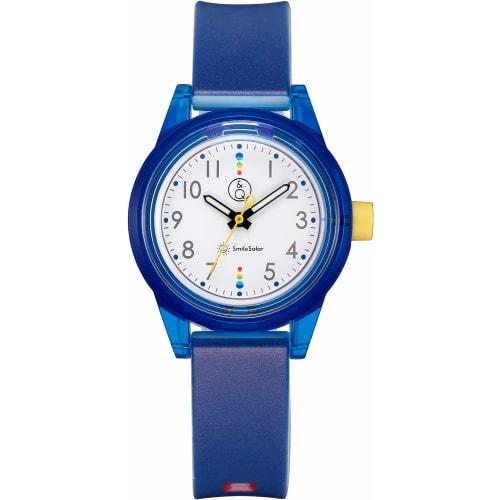 

Citizen Q&Q Smile Solar Watch, Solar-Powered, Analog, Matching Style, 10 ATM Water Resistant, 32mm Diameter, RP29-010, Blue