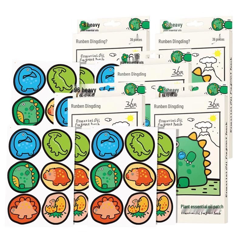 Runben Dinding Plant Essential Oil Mosquito Repellent Patches for Kids