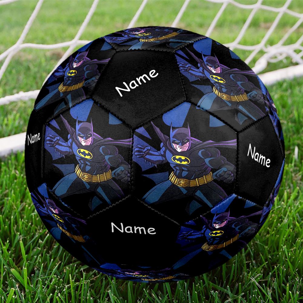 Custom Name Batman Theme Size 5 Soccer Ball, Suitable for Both Indoor and Outdoor Matches, a Gift Suitable for Everyone.