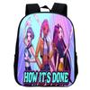 Printed Witch Hunters Huntrix Kpop Kindergarten Bag, Cartoon 12-inch Backpack Lightweight