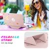Pattern Printing Laptop Case for MacBook Pro 14 Inch (2024)/(2023)/(2021) Notebook Kickstand Cover