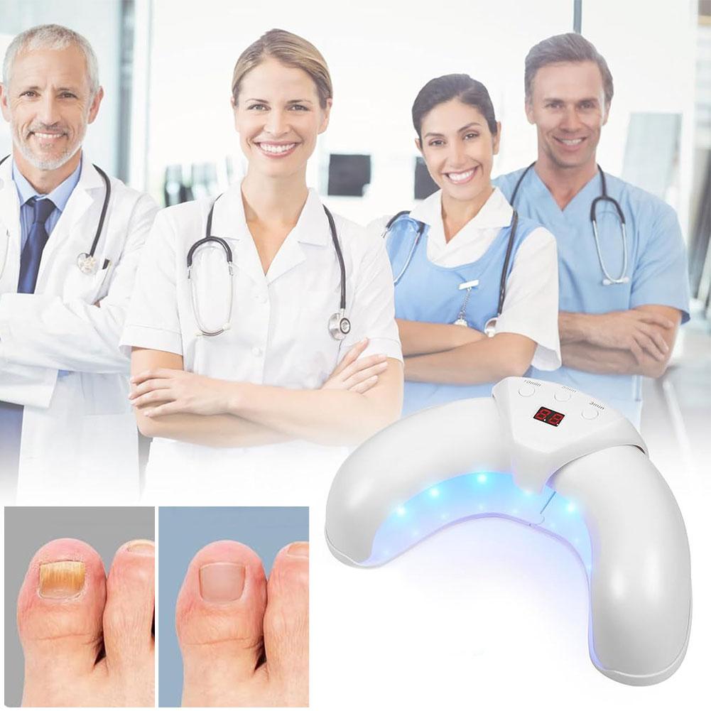 Nail Repair Solution Home Use Nail Cleaning Light Device 470nm Blue Light Nail Treatment Device for Toenails & Fingernails