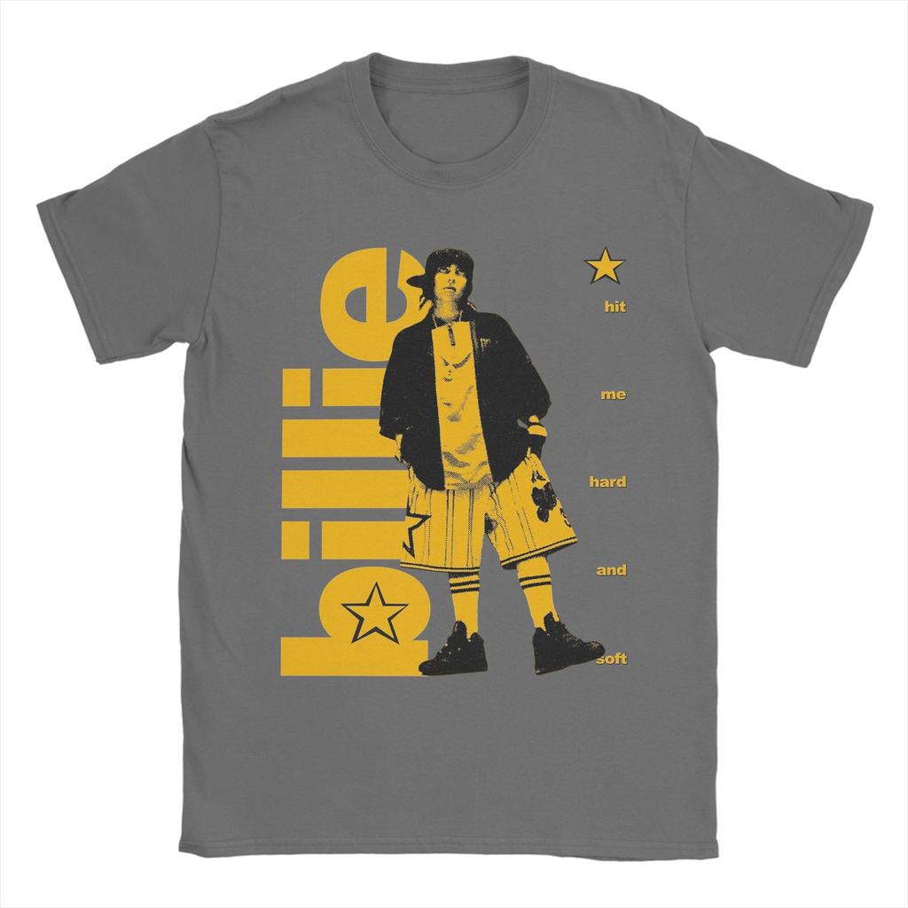 Billies Hit Me Hard And Soft Men T Shirts  Novelty Tees Short Sleeve Crewneck TShirt Pure Cotton Printed Clothing