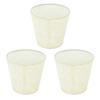 3Pcs Lampshades Hand Crafted Natural Linen Stylish Dustproof Barrel Chandelier Shades For Table Lamps and Floor Light