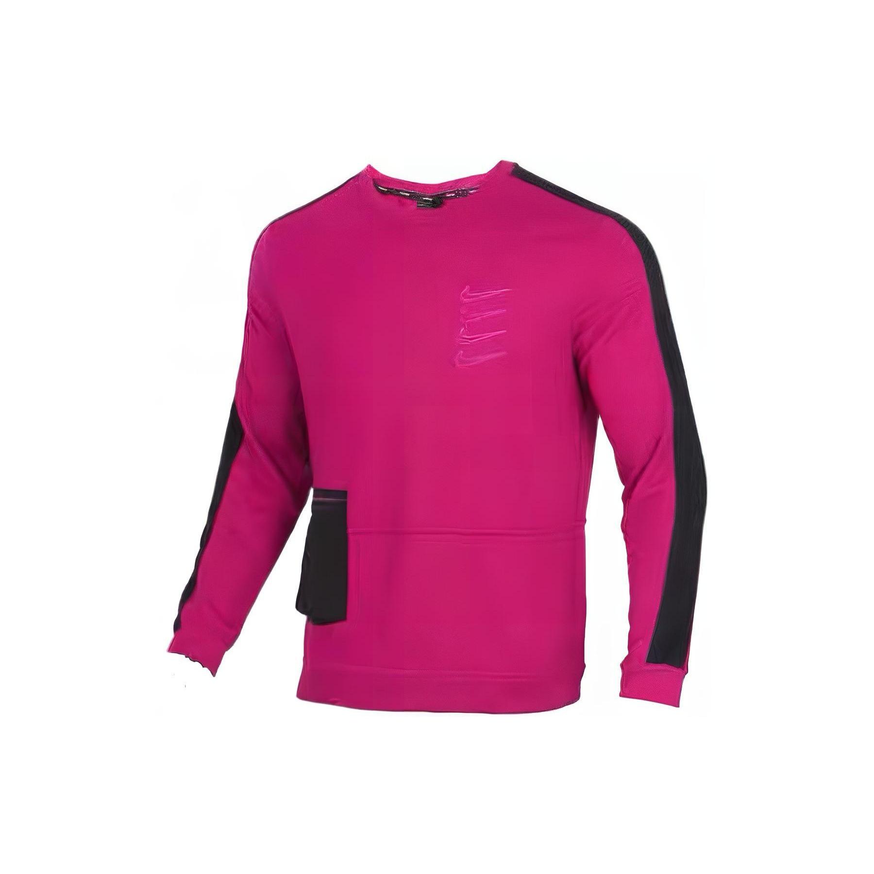 Men s Nike Logo Embroidered Side Zipper Pocket Long Sleeves Red CJ4624-620 XL