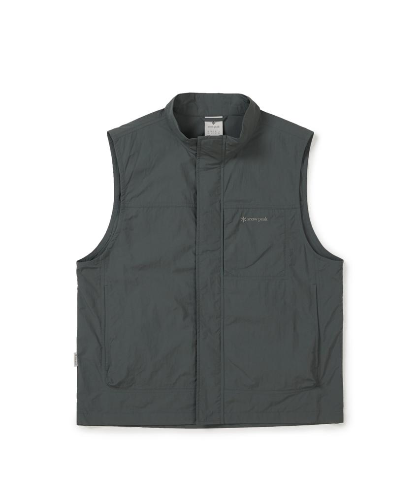 Snowpeak Apparel Taslan Stand-Neck Vest (S26Mmlve50) Urban Green