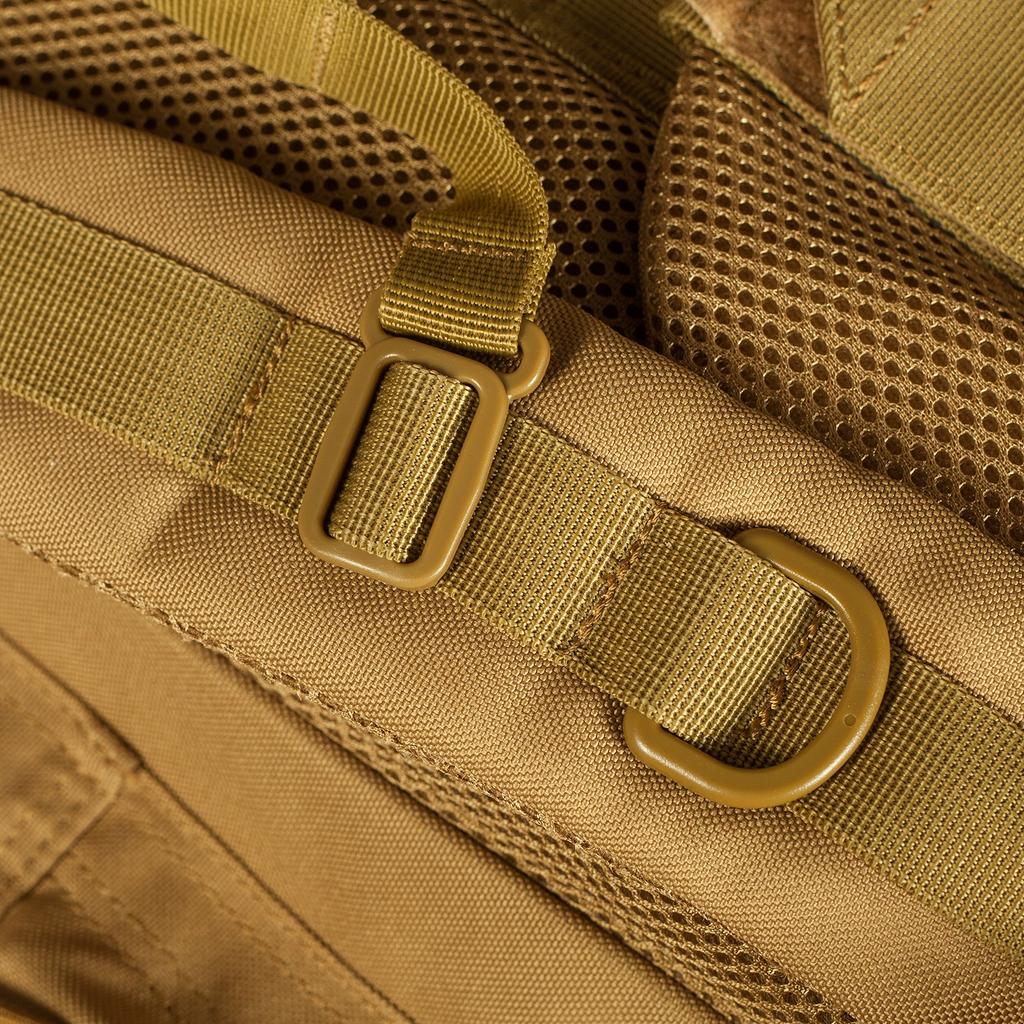 [Cybotron] Backpack 65L Large Capacity with Rain Cover Multifunctional Outdoor Rucksack Debag Khaki