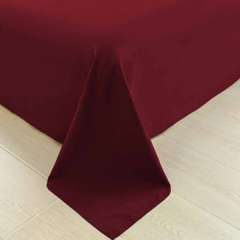100% Katoen Dik Effen Plat Laken Hoge Kwaliteit Beddengoed Grote Maat 250x270cm 120cmX230cm