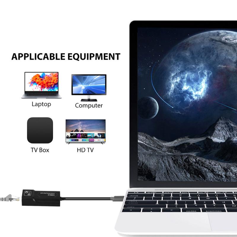 Lan Ethernet-adapter Autotilkobling USB-adapter Kompatibel for Amazon Fire TV 3 / Stick Gen 2 / 2 Stopp