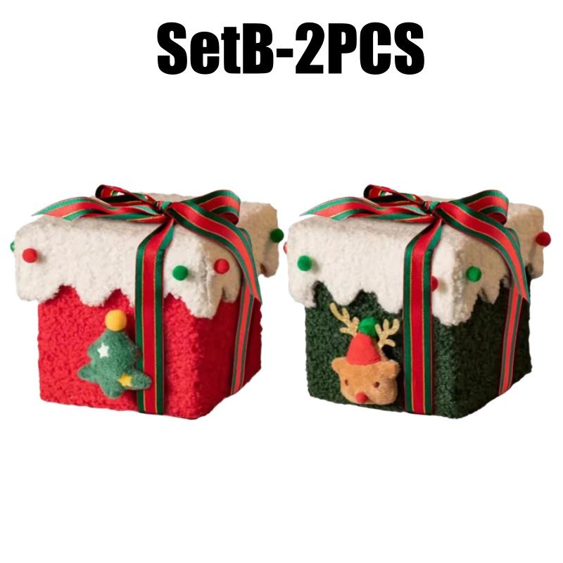Christmas Gift Box for DIY Holiday Crafting Premium Sturdy Apple Packaging for Christmas Eve Party Decorations and Candy Present