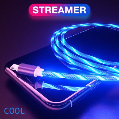 1M USB Mobile Phone Cable Charging Cable LED Cable for Samsung Huawei Xiaomi iPhone Apple Lightning Micro USB Type C Lighting Fast Charger