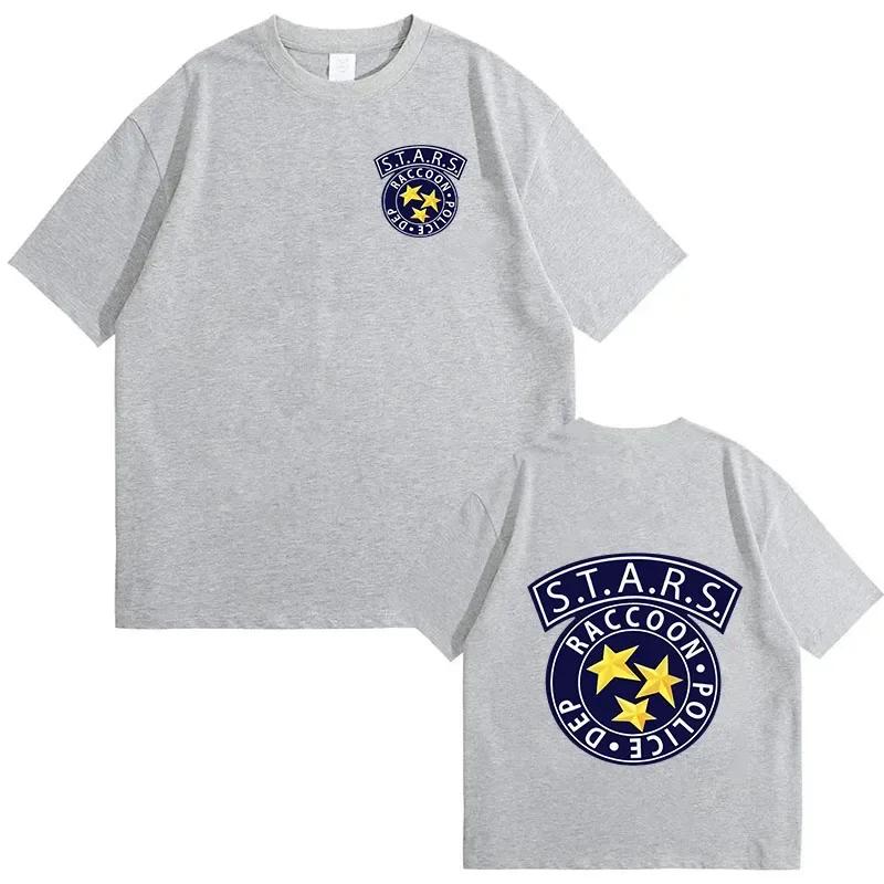 2025 Summer Men's Theme Harajuku Printed T-shirt 100% Cotton Y2k Retro T-shirt Clothing