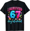 I Survived 67 Days Of School Six Seven Meme Teacher Student T-Shirt