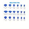 Car Dent Puller T Dent Repair Tool Auto Repair Sheet Metal Kit Slide Hammer Reverse Hammer Glue +18pcs Glue Puller