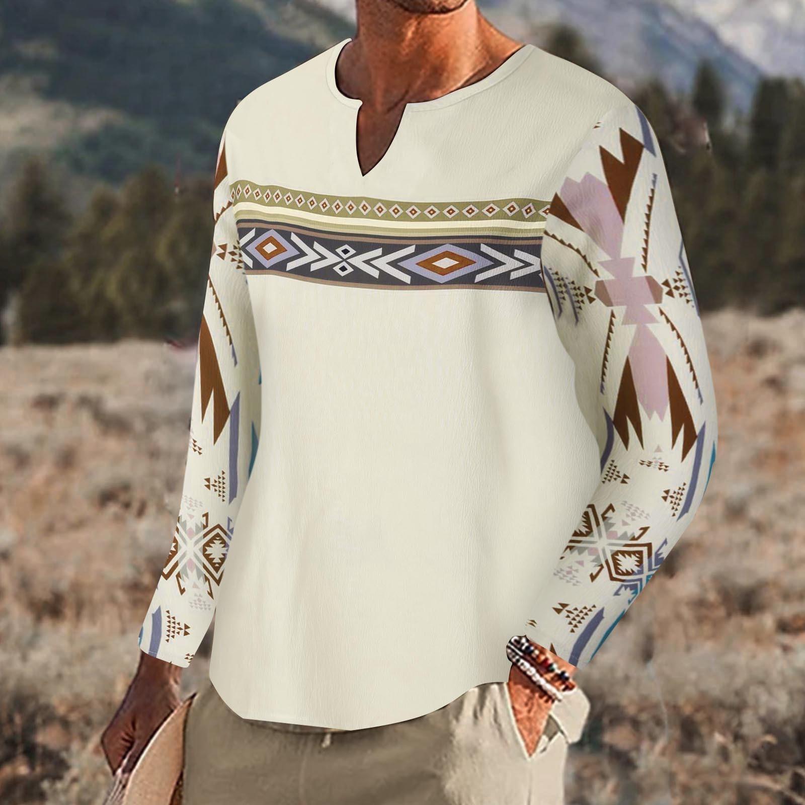 

Мужская повседневная свободная футболка с v-образным вырезом и винтажным принтом, верхняя блузка XL хаки