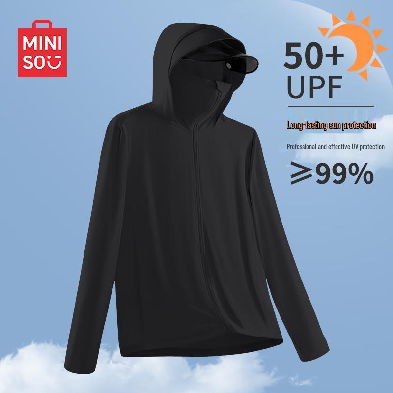 MINISO Men s Ice Silk UV Protection Hoodie 4XL