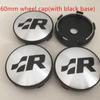 4 szt. 56mm 60mm osłona środkowa koła samochodu kołpak piasty żywica odznaka naklejka z logo stylizacja akcesoriów samochodowych
