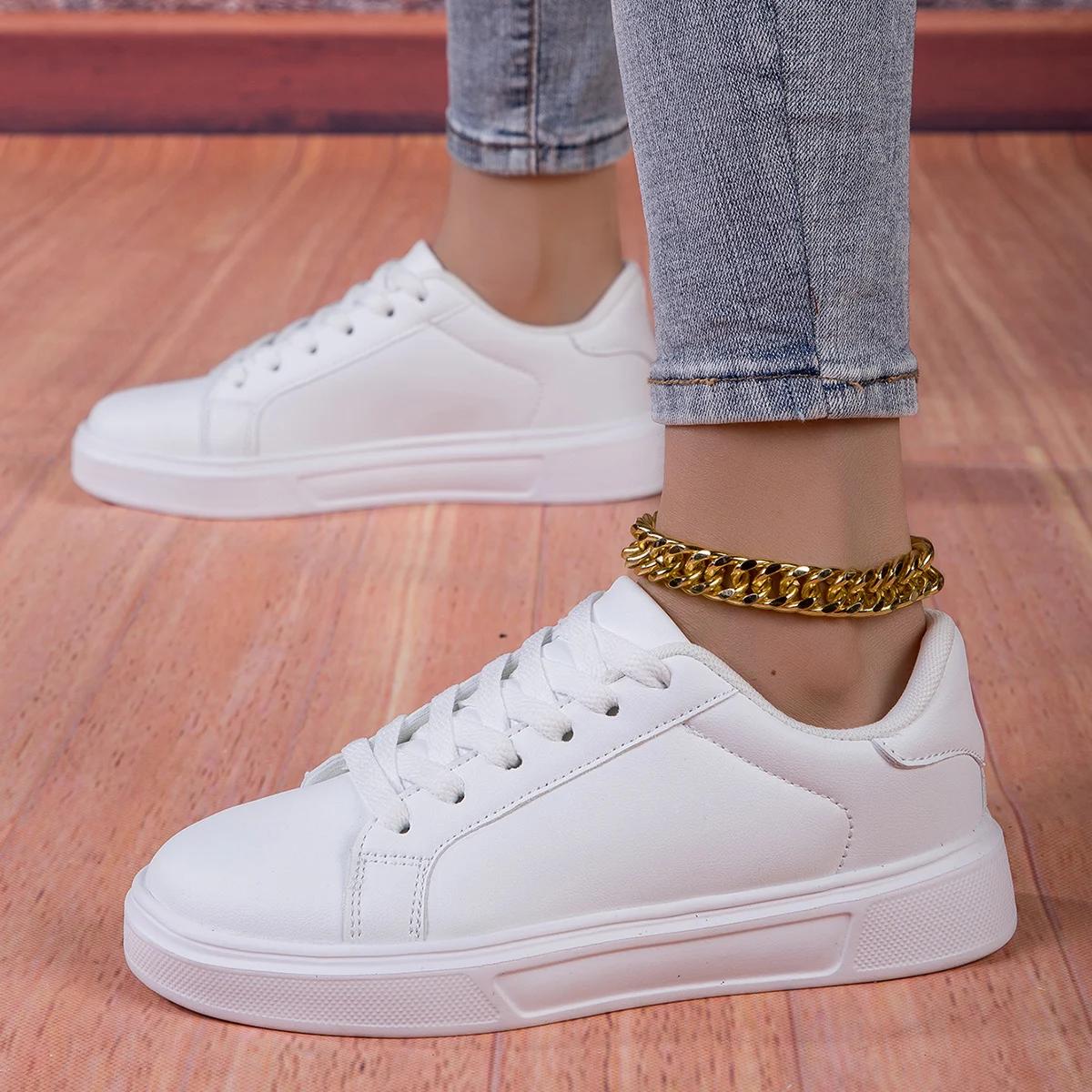 

YRZL Women s White Shoes Casual Sneakers Lightweight Shoes Comfortable Walking Non Slip Casual Outdoor Walking Shoes for Women 36