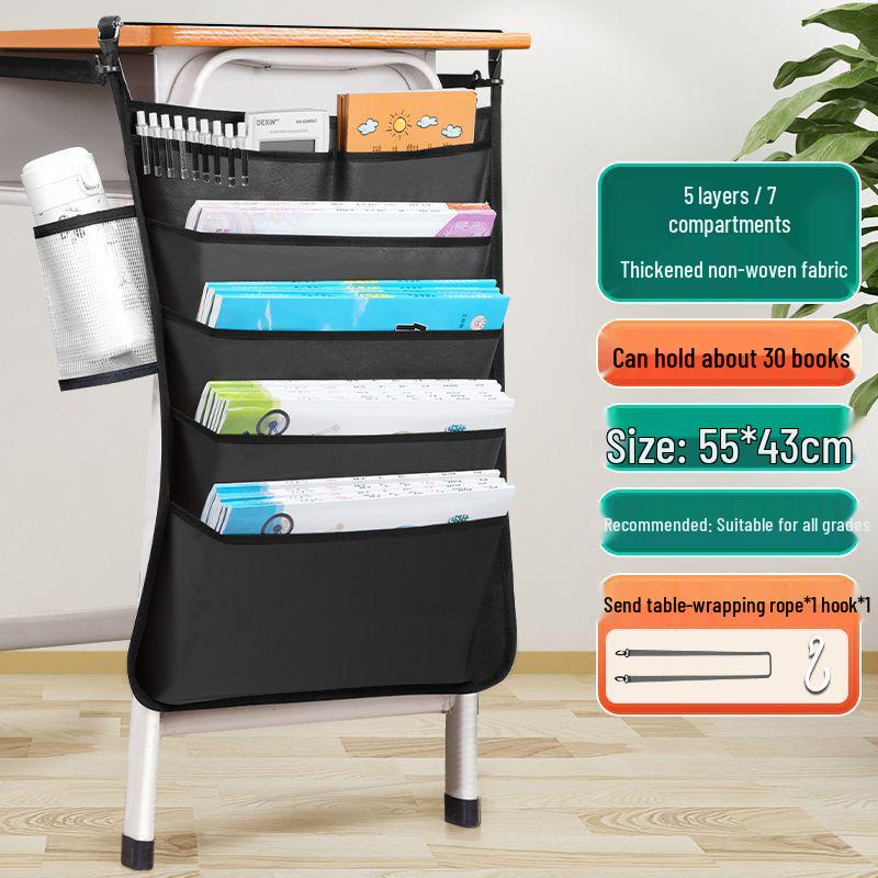 Настольное хранение Подвесная сумка для книг и подставка для студентов