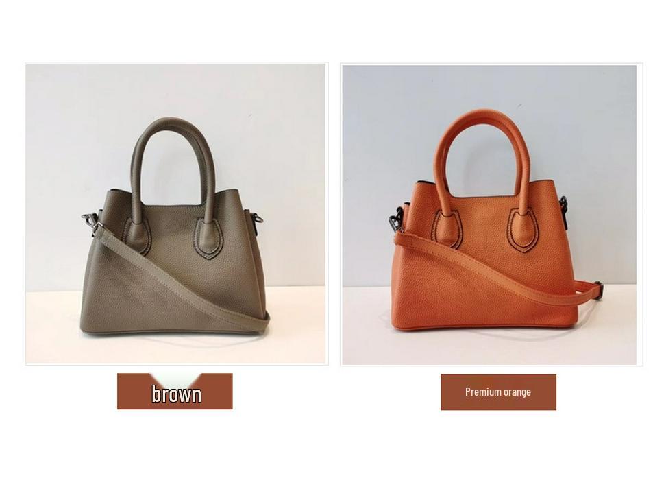 2025 Damen Echte Rindsleder Bucket Bag - Trendige Handtasche & Crossbody mit großer Kapazität