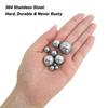 500Pcs/Box 304 Stainless Steel Ball Dia High Precision Bearing Balls Smooth Ball