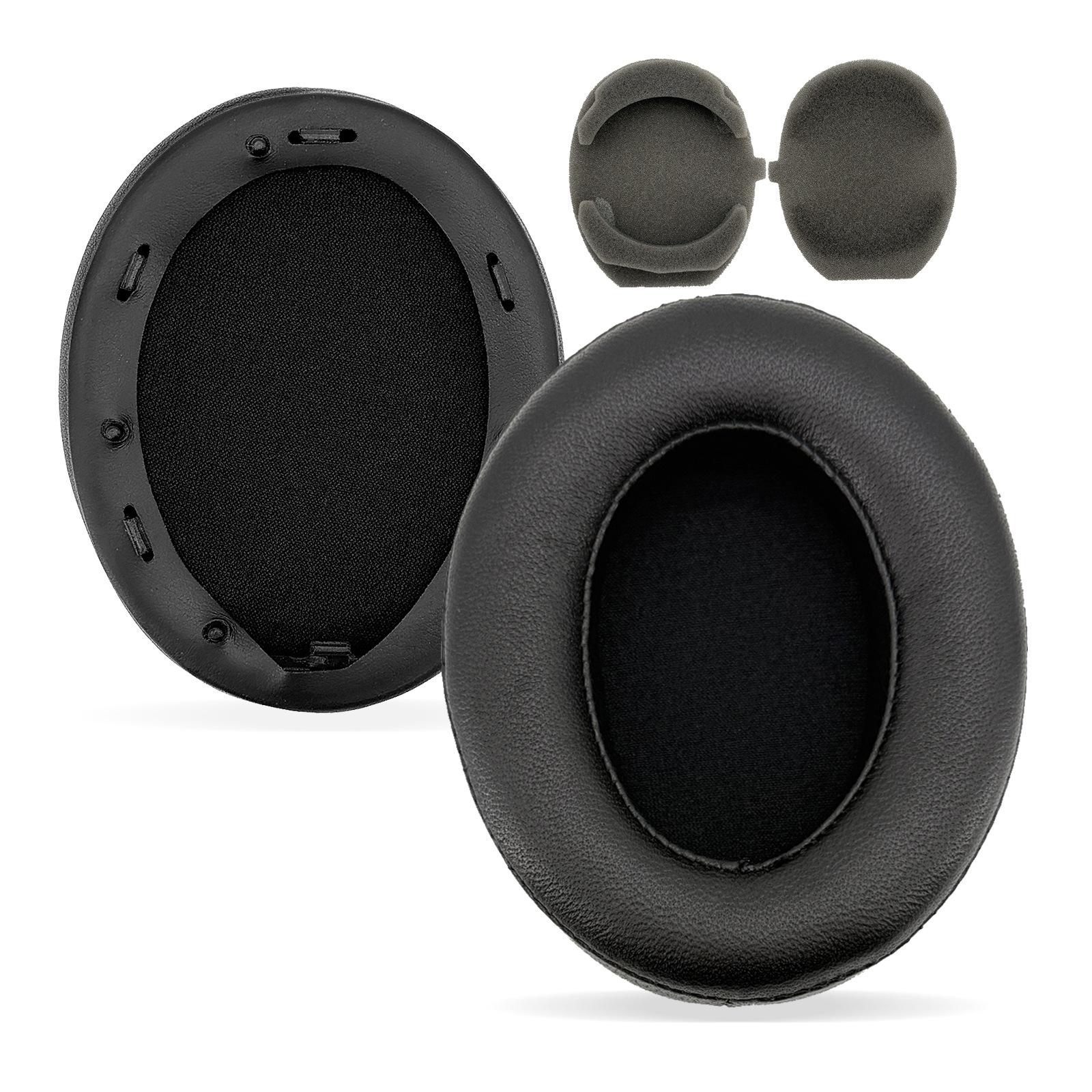 

Soft Sheepskin Earpads Noise Reduction Ear Covers Ear Earmuff for WH-1000XM3 Headphones Enhances Auditory Comfort золотой
