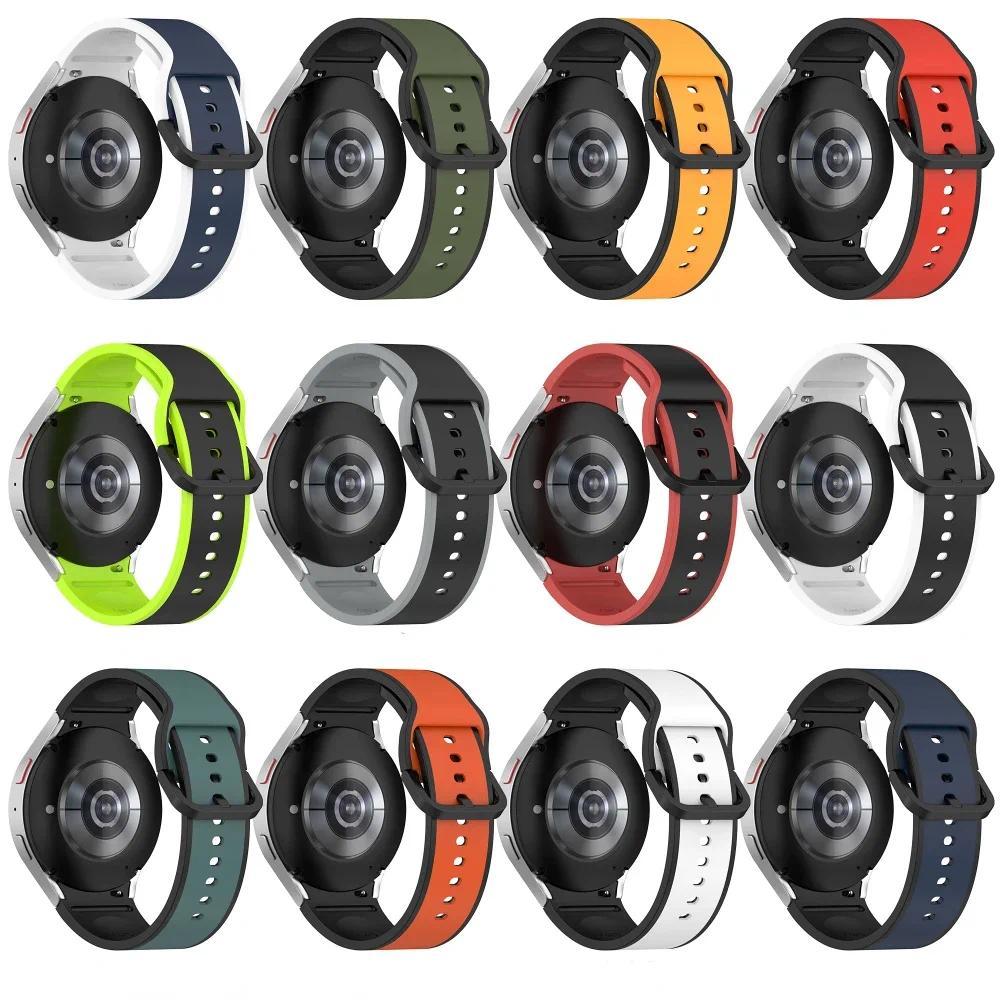 No Gap Silicone Strap For Samsung Galaxy Watch 7/6/5/4 40mm 44mm Sports Breathable Durable Bracelet Watch 6 4 Classic/5 Pro 45mm