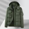 Mit Kapuze Wandern Radfahren Jacke Männer Outdoor Bomber Jacken Windjacke Casual Cargo Jacken Männer Mäntel